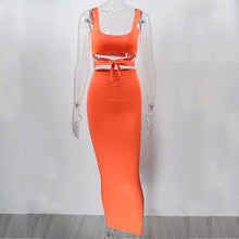 Load image into Gallery viewer, NewAsia Sexy Two Piece Set 2 Piece Set Women Two Piece Outfits Crop Top And Skirt Set Bodycon Matching Sets Summer Clothes 2019