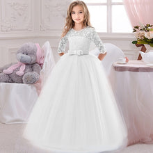 Load image into Gallery viewer, 2019 new lace wedding holy dress the flower girl bow tie the tennis party the banquet party show ball dress vestidos de fiesta