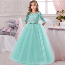 Load image into Gallery viewer, 2019 new lace wedding holy dress the flower girl bow tie the tennis party the banquet party show ball dress vestidos de fiesta