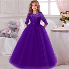 Load image into Gallery viewer, 2019 new lace wedding holy dress the flower girl bow tie the tennis party the banquet party show ball dress vestidos de fiesta