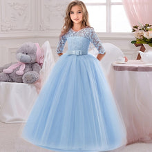 Load image into Gallery viewer, 2019 new lace wedding holy dress the flower girl bow tie the tennis party the banquet party show ball dress vestidos de fiesta