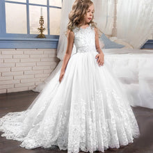 Load image into Gallery viewer, 2019 new lace wedding holy dress the flower girl bow tie the tennis party the banquet party show ball dress vestidos de fiesta