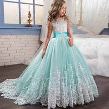 Load image into Gallery viewer, 2019 new lace wedding holy dress the flower girl bow tie the tennis party the banquet party show ball dress vestidos de fiesta