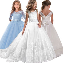 Load image into Gallery viewer, 2019 new lace wedding holy dress the flower girl bow tie the tennis party the banquet party show ball dress vestidos de fiesta